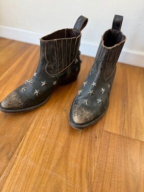 Matisse Brown Leather Ankle Boots